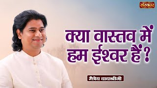 क्या वास्तव में हम ईश्वर हैं   Maitreya Dadashree Ji  Motivational Pravachan  Sanskar TV [upl. by Eirised]