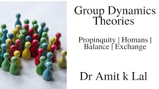 Group Dynamics Theories  Propinquity  Homans  Balance  Exchange theory [upl. by Bekelja41]