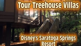 Tour Treehouse Villas at Disneys Saratoga Springs Resort amp Spa Walt Disney World [upl. by Ahsla]