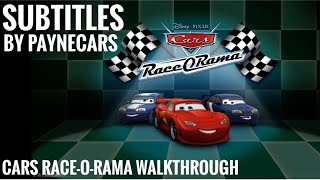 Cars RaceORama Full Story Walkthrough Subtitles ENRU Professional Difficulty [upl. by Omari]