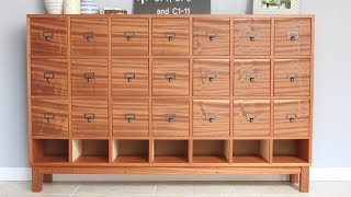 Making a Large Apothecary Cabinet [upl. by Glaudia]