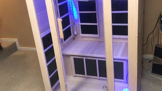 HOME SAUNA how it works how to assemble jnh lifestyles [upl. by Dranal]