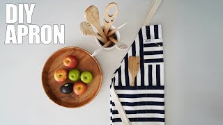 EASY DIY APRON TUTORIAL [upl. by Venuti148]