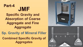 JMF Part4  Specific Gravity of Coarse amp Fine Aggregate Mineral Filler and Combined Sp Gravity [upl. by Celle]