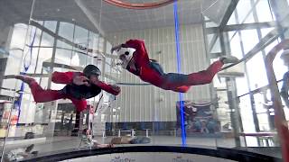 My First 1H Indoor Skydiving Progression [upl. by Nahshon]