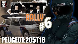 DiRT RALLY06PEUGEOT205T16Argolis Greece Koryfi Dafni [upl. by Sibel]