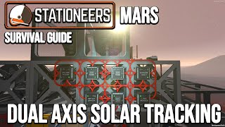 Dual Axis Solar Tracking  Stationeers Mars Survival Getting Started Guide  ep 7  2021 [upl. by Tonye]