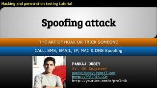 Spoofing attack tutorial  how to spoof Email caller ID GPS IP address [upl. by Elkcim]