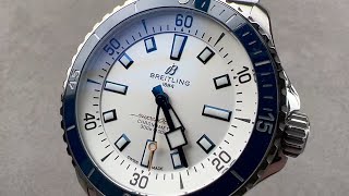 Breitling SuperOcean Automatic 42mm A17375E71G1A1 Breitling Watch Review [upl. by Aileme]