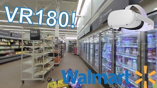 Walmart Metaverse VR shopping IRL VR180 for YouTubeVR [upl. by Reiko]