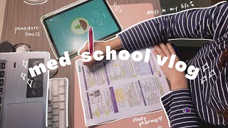 med school vlog days in the life of a medical student 🥙👩🏻‍⚕️ feunrmf med [upl. by Nowad]