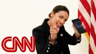 Rep OcasioCortez responds to critics with dance [upl. by Niar]