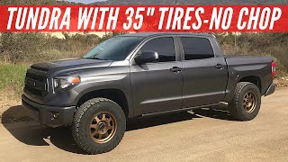 Toyota Tundra on 35s  The Perfect Fitment [upl. by Armando]