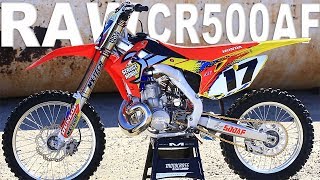 Honda CR500 AF 2 Stroke RAW  Motocross Action Magazine [upl. by Kurtzig]