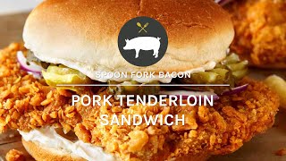 Pork Tenderloin Sandwich recipe [upl. by Gerk]