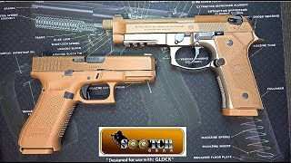 Beretta M9A3 vs Glock G19X Comparison [upl. by Adiol]