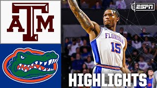 Texas AampM Aggies vs Florida Gators  Full Game Highlights  ESPN College Basketball [upl. by Svirad659]