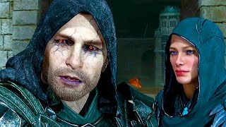 Shadow of War The Blade of Galadriel All Cutscenes Movie [upl. by Ortensia183]