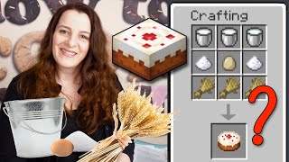 Does the MINECRAFT cake recipe work in real life  How To Cook That Ann Reardon [upl. by Aztiley643]