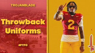 USC Unveils NEW Throwback Uniforms And Theyre Awesome  USC Football [upl. by Chaffee]