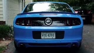 2013 Mustang GT Roush Axleback Exhaust [upl. by Lundeen]