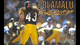 Troy Polamalu Career Highlights  quotLegendquot [upl. by Enomaj]