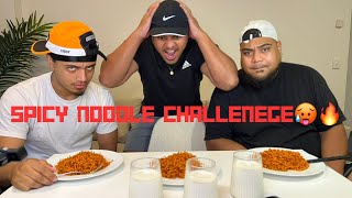 SPICY NOODLE CHALLENGE🌶️🔥 [upl. by Ticknor]