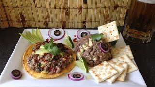 CARNE TARTARA APACHE RECETA DELICIOSA [upl. by Isewk291]