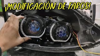 Como Modificar Tus Faros De Tu Auto Lupas Ibiza 6j  Aesthetic Car [upl. by Nyla]