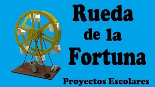 Cómo Hacer una Rueda de la Fortuna Casera muy fácil de hacer [upl. by Lemak]