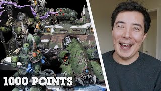 Death Guard 1000 Point Tournament List  Warhammer 40k [upl. by Aipmylo]