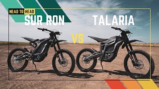 NEW 2022 Sur Ron X vs Talaria Sting  Electric Dirt Bike Test amp Review [upl. by Annert]