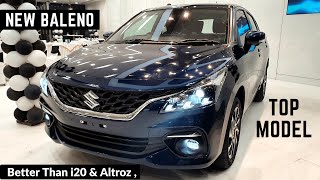 New Maruti Suzuki Baleno Alpha 2022  Better than Hyundai i20 amp Tata Altroz  Maruti Baleno TopModel [upl. by Volney]