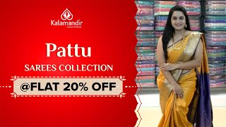 Pattu Sarees Collection  Kalamandir Sarees [upl. by Aiceled895]