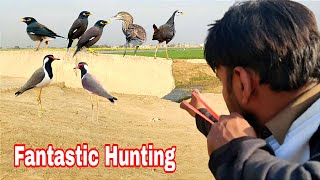 Fantastic Hunting Birds With Handmade Slingshot [upl. by Suk]