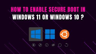 How to Enable Secure Boot in Windows 11 or Windows 10 [upl. by Mayhew]