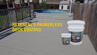 Protect amp Restore Rexoseals Primerless Deck Coating Solution [upl. by Retsehc387]