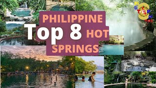 TOP 8 HOT SPRINGS IN THE PHILIPPINES [upl. by Rebecka]