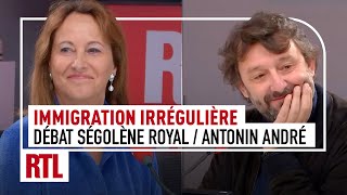 Immigration irrégulière  Débat entre Ségolène Royal et Antonin André [upl. by Franciska]