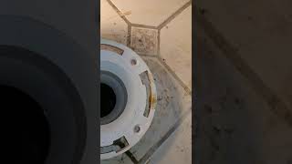 Installing new toilet flange [upl. by Dorreg]