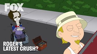 American Dad  Roger has a crush on Jeff  FOX TV UK [upl. by Hamann871]