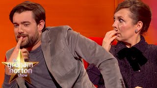 Olivia Colman Accidentally Insults Jack Whitehalls American Accent  The Graham Norton Show [upl. by Martinez]