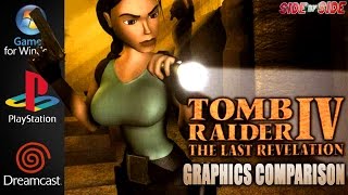 Tomb Raider  The Last Revelation  Graphics Comparison   PC  PS1  Dreamcast [upl. by Hanej]