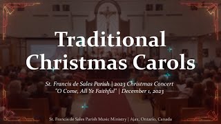 One Hour of Traditional Christmas Carols  SFDS 2023 Christmas Concert  Choir wLyrics  16 Songs [upl. by Hayott]