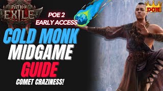 PoE 2 Cold Monk BLASTING Endgame  Path of Exile 2 Invoker Build Guide [upl. by Suhpesoj]