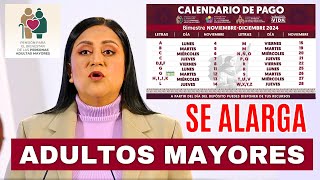 📢PAGO A RECIBIR AVISO PARA ADULTOS MAYORES 65 Y MAS🔔SE ALARGA EL CALENDARIO💥 [upl. by Ffilc]