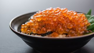 Make ikura from salmon roe [upl. by Immot436]