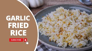 How To Make Garlic Fried Rice Filipino Sinangag [upl. by Thaddus]