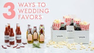 3 Easy DIY Wedding Favors  Makeful [upl. by Weidner]