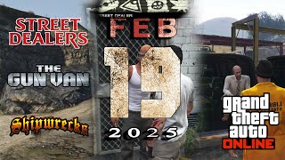 GTA Online Street Dealers Gun Van amp Shipwreck Locations February 19th 2025  Ultimate Guide [upl. by Erastus927]